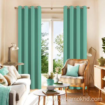 Turquoise Blackout Curtains 84 Inch Long